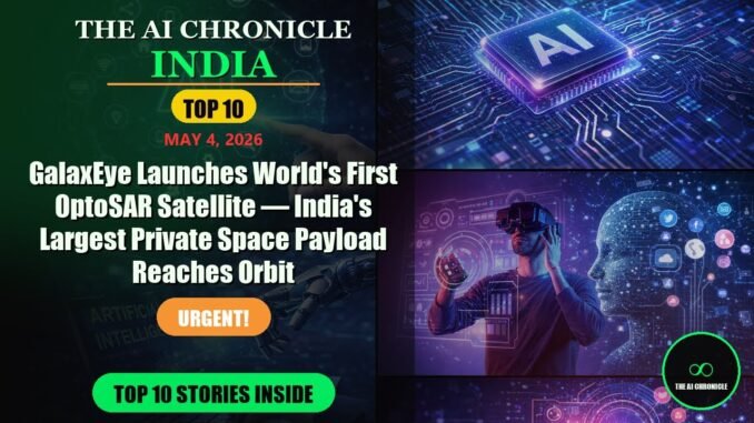 GalaxEye Launches World's First OptoSAR... | Top 10 AI News | AI Chronicle