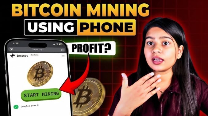 How to Mine Bitcoin on Mobile phone in 2026🚨? Bitcoin mining app for beginners | Bitcoin mine kaise?