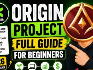 🌱Origin Project Full Guide For Beginners | No Experience Needed #origin #crypto