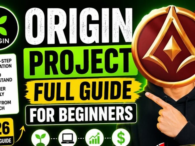 🌱Origin Project Full Guide For Beginners | No Experience Needed #origin #crypto