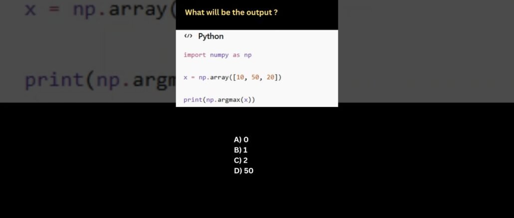 Python Coding Quiz for Data Science Beginners #shorts #ytshorts #coding #python #ai #yt
