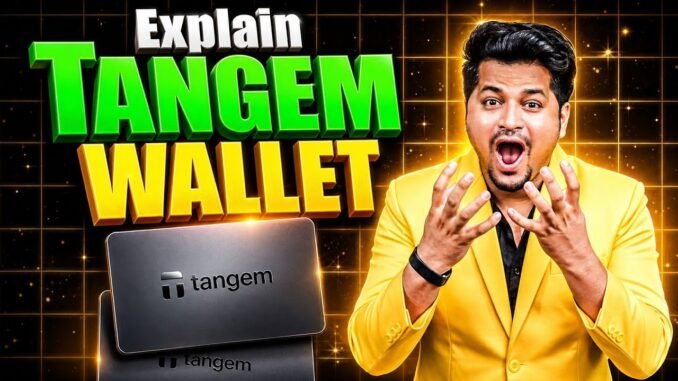 Tangem Hardware Crypto Wallet Setup & Security Guide | 100% Safe Crypto Storage Explained 2026