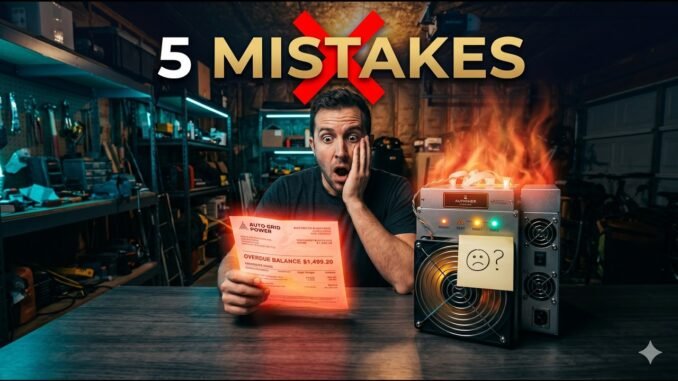 5 Mistakes Every New Crypto Miner Makes (Don't Lose Money!)
