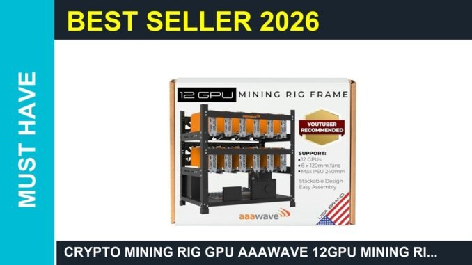 Crypto mining rig GPU AAAwave 12GPU Mining Rig Frame The Sluice V2 Guide