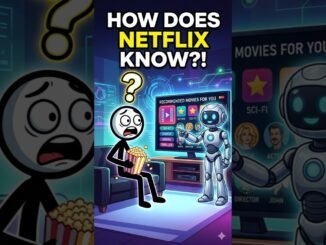 🎬 How Does Netflix Know What You Like?|#ai #shorts #ml #beginners #futuretech#learn #learningai