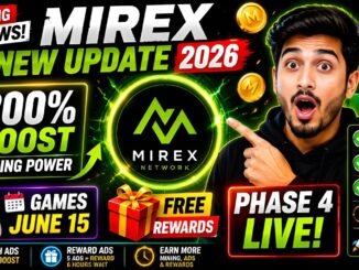 Mirex Network New Update 2026 🚀 200% Mining Boost, Reward Ads, Games Launch & Roadmap Progress