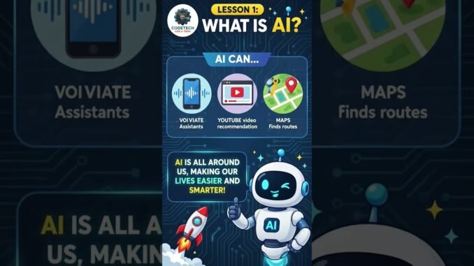 What Is AI? 🤖 | Lesson 1 | Artificial Intelligence for Kids & Beginners