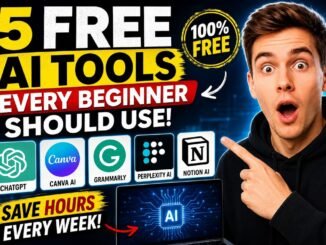 5 FREE AI Tools Every Beginner Should Use in 2026#YouTubeLearning, #AIWealthHub