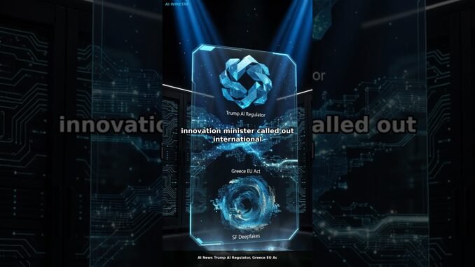 AI News: Trump AI Regulator, Greece EU Act & SF Deepfakes | Jul 18