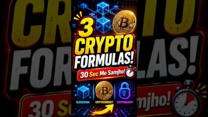 💥Crypto Formulas in 2 minutes🔥| #shorts #viral #ytshort #crypto #trendingshorts #trending #youtube