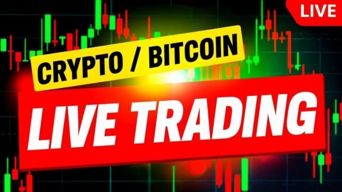 Crypto Live Trading: Rule based Strategy for Beginners 🚀,  Live Bitcoin Trading Today!!