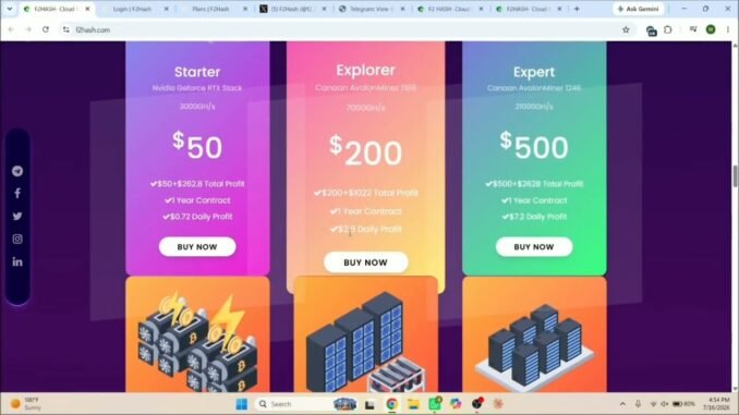 F2HASH Cloud Mining Setup? F2Hash Platform Tour & Dashboard Guide 🌿