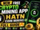 HATN tokens mining full guide ✅ Join this new free crypto mining project | Watch video without skip