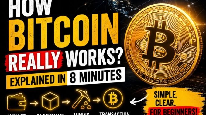 How Does Bitcoin Actually Work? | Bitcoin Explained Simply for Beginners