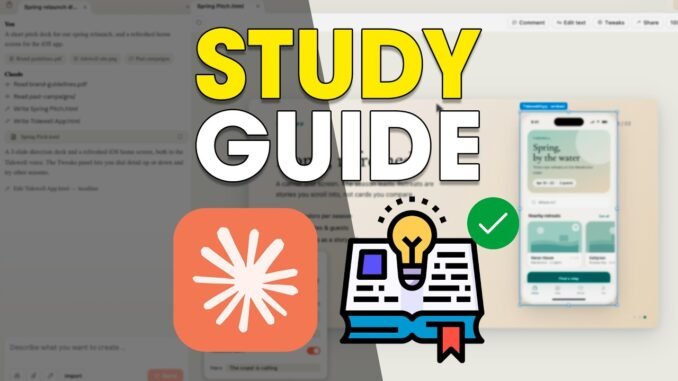 How To Create Perfect Study Guide with Claude AI (Easy Guide)