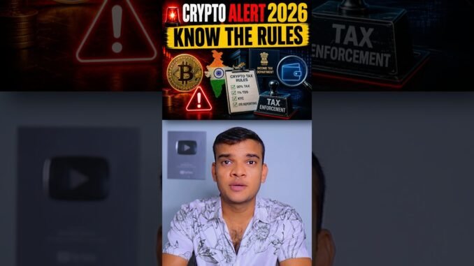 New India Crypto Rules You Can’t Ignore! 🚨#CryptoIndia #CryptoTax #Shorts #YouTubeShorts