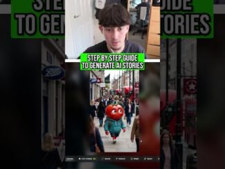 step by step guide to generate ai stories