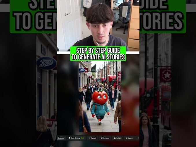 step by step guide to generate ai stories