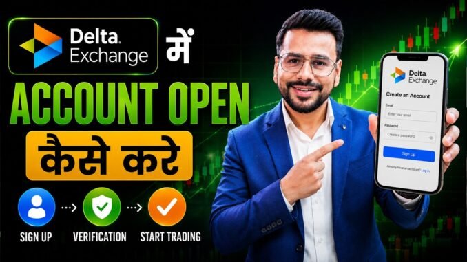 Delta Exchange India Account Opening Process FULL GUIDE | Crypto Trading App | Trading for Beginners