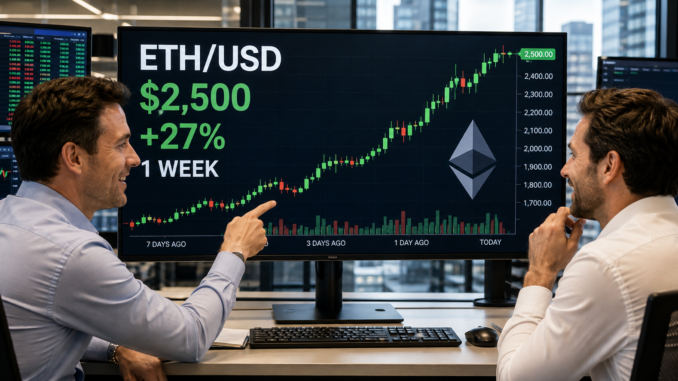 Ethereum price outlook turns bullish as ETF inflows support $2,800 target