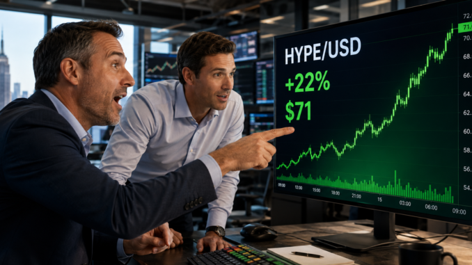 Hyperliquid surges 22% as Trump signals potential pathway into US market