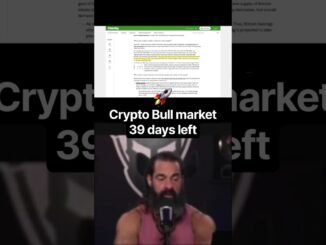 Only 39 days left? Bitcoin's next big move starts now. #crypto #news #investment