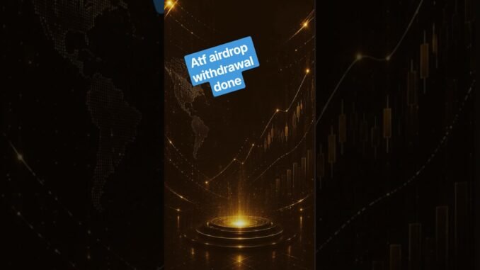 ATF withdrawal successful #bitcoin #crypto #cryptonews