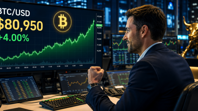 Bitcoin holds above $80,800 as bulls target $85k ahead of NFP