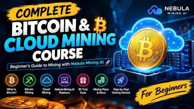 Complete Bitcoin & Cloud Mining Course ₿ | Beginner’s Guide to Mining with Nebula Mining AI