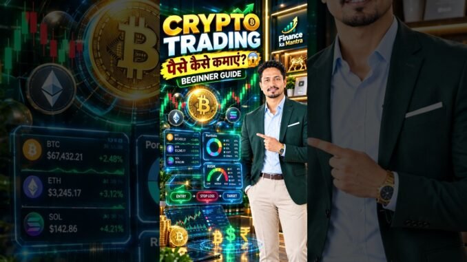 Crypto Trading से पैसे कैसे कमाएं? 😱 | Beginners के लिए Complete Guide #crypto #shorts #trading