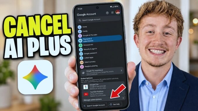 How To Cancel Google AI Plus On Android - Full Guide