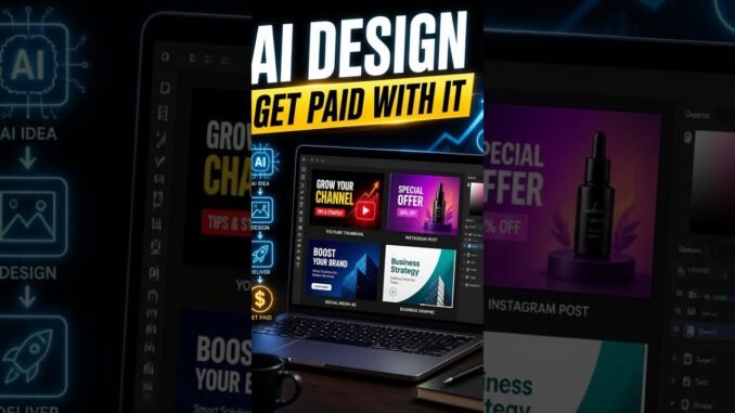 How to Make Money With AI Design in 2026 (Beginner Guide) #ai #aitools #makemoneywithai #shortsviral