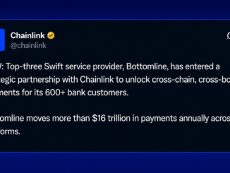 SWIFT Services Provider Taps Chainlink to Bring 600 Banks Onchain