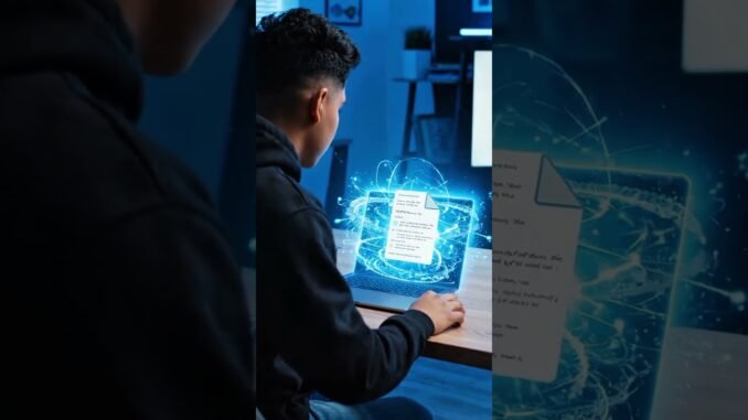Turn Your Notes Into a Study Guide With AI! 📚🤯 #ai #chatgpt #creativecontentcreator#technology#facts