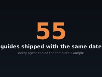 55 Guides, One Wrong Date: Why AI Agents Copy Your Examples