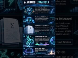 AI briefing October 09 2026  #ai #ainews  #aiapplications