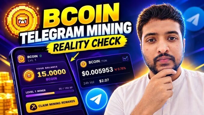 BCOIN Telegram Mining Bot Review 2026 | How to Mine BCOIN?