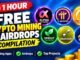🔥 Best pick: 1 HOUR of FREE Crypto Mining & Airdrops 🚀 | Best Crypto Mining Apps Compilation 2026