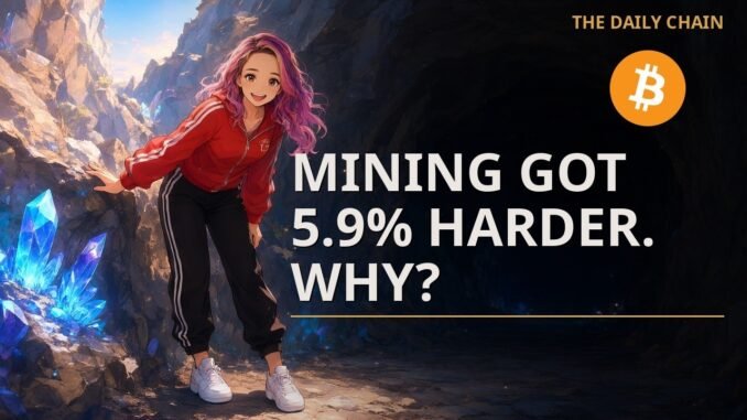 Bitcoin Mining Just Got 5.9% Harder. Why Are Miners Adding Machines? | BTC $81,911