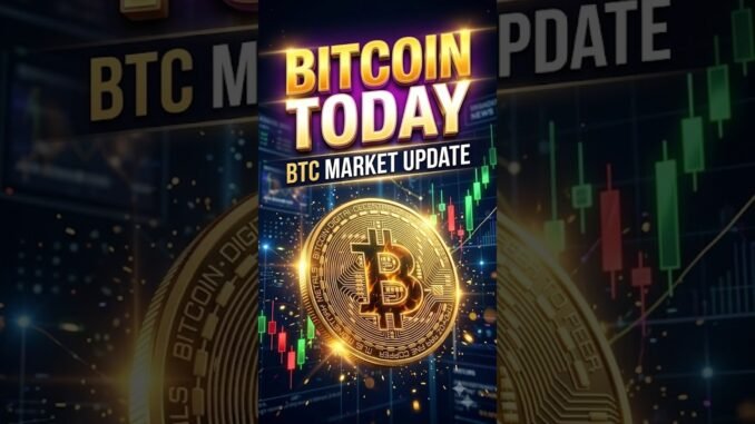 Bitcoin Price Today 🚀 | Latest BTC Update & Crypto News #news #cryptocurrency