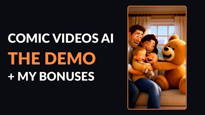 Comic Videos AI: Vendor Demo and My Bonus Guides