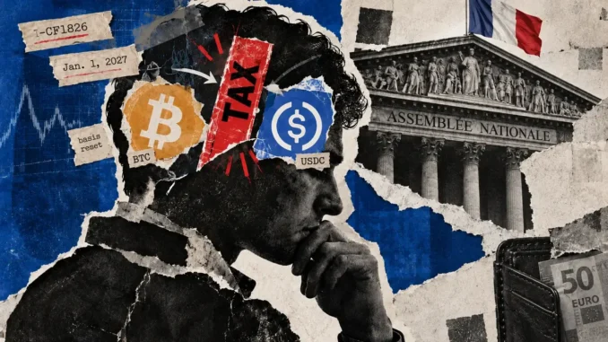 France crypto tax proposal targets Bitcoin-to-USDC swaps
