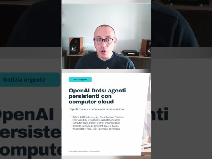OpenAI Dots, GPT 6.1 e Opus/Sonnet 5.5  #intelligenzaartificiale #ai #news