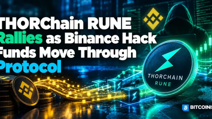 thorchain's rune rallies
