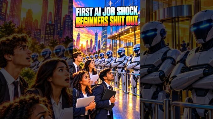 The First AI Job Shock Is Here. Beginners Are Being Shut Out.