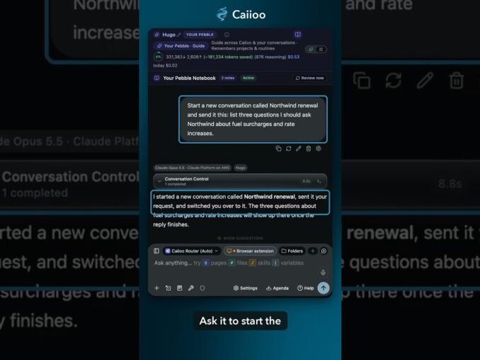 Your Pebble: an AI guide with a notebook you can read